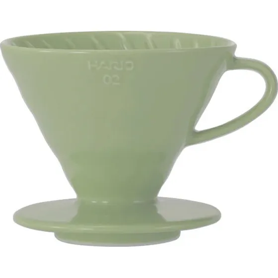 Hario V60-02 Keramik Dripper Smokey Grøn (2 kop)