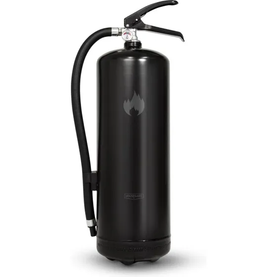 Housegard 6 kg pulverbrandslukker PE6HRA, sort