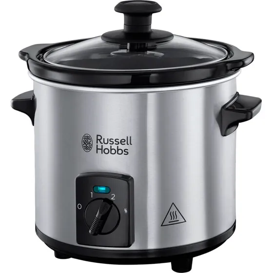 Russell Hobbs Compact Home Slow Cooker 2 L – børstet rustfrit stål
