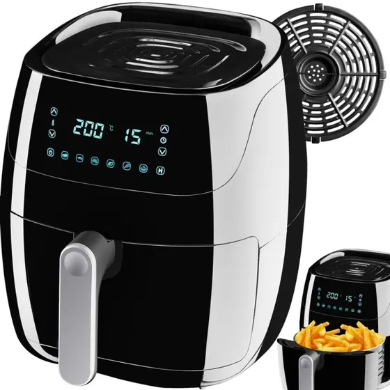 tectake Airfryer Yaiza 4,3 l - sort