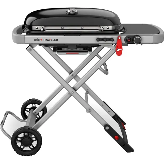 Weber Traveler gasgrill, sort
