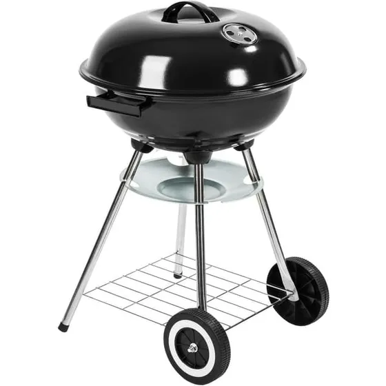 tectake Kuglegrill Ø41,5 cm – Sort (op til 6 personer)