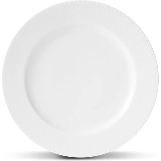 Lyngby Porcelæn Rhombe middagstallerken 27 cm