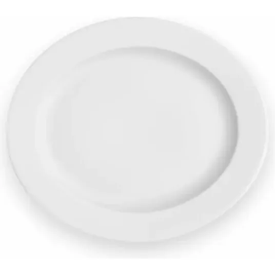 Eva Trio Legio steaktallerken 31 cm, hvid