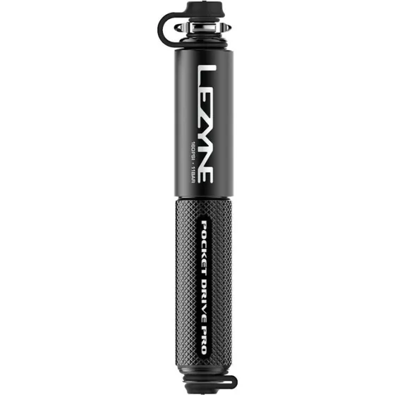 Lezyne Pocket Drive Pro Minipumpe – Matt Black