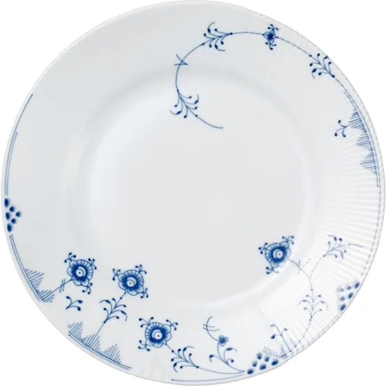 Royal Copenhagen Blå Elements tallerken, 25 cm