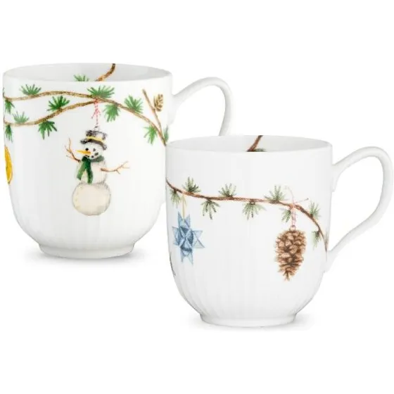 Kähler Hammershøi Julekrus, sampak 2019/2020 33 cl – hvid