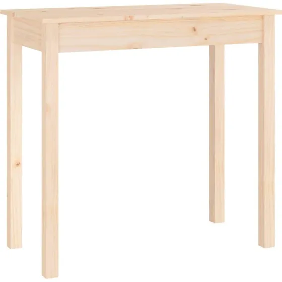 Konsolbord i massivt fyrretræ 80x40x75 cm