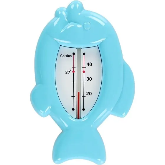 Oopsy Badetermometer Fisk – Blå (0–40°C, kviksølvfri)