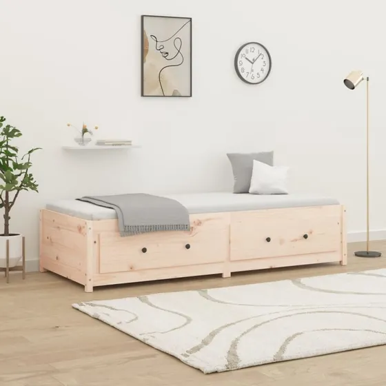 Daybed 90x190 cm i massivt fyrretr  multifunktionel sovesofa