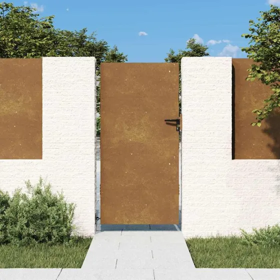 Havelåge i cortenstål 85x175 cm – robust & vedligeholdelsesfri