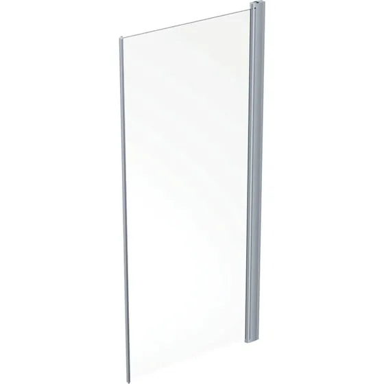 Contura Shower Space brusedør 77 cm, klart glas, aluminium