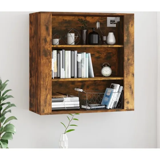 Vgskab 80x33x80 cm i rget egetr - konstrueret tr