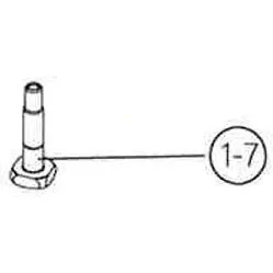 BuzzRack M10 x 50 mm firkantet bolt