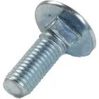 DIN 603 M10x30 skrue 4.8 galvaniseret (firkantet hals)