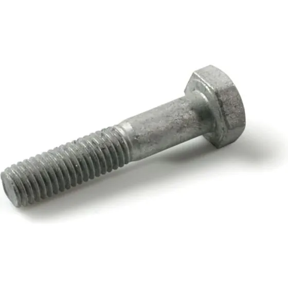 Stålbolt M12 x 120 mm FZV DIN 931 6-kant, 25 stk.