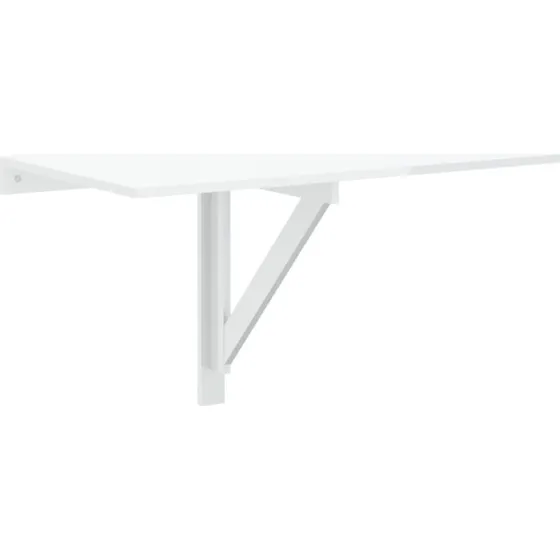 Vghngt klapbord 100x60x56 cm, hvid hjglans