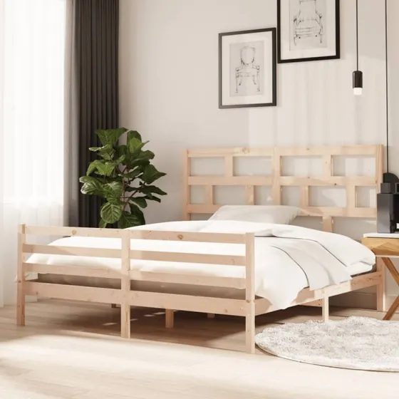 Sengeramme 180x200 cm i massivt fyrretræ