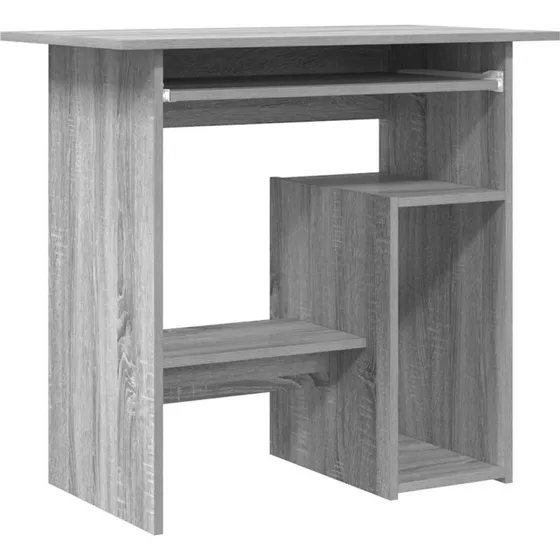 Kompakt skrivebord 80x45x74 cm - Gr Sonoma-eg