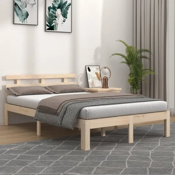Sengeramme 180x200 cm i massivt fyrretræ