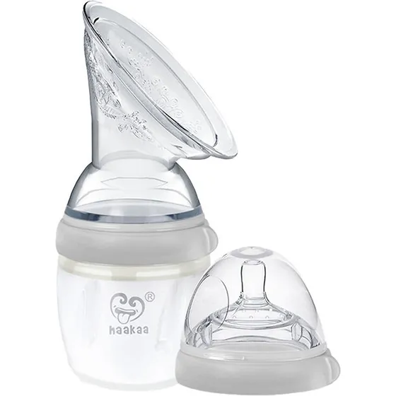 Haakaa Generation 3 Silikone Brystpumpe m. Flaske 160 ml