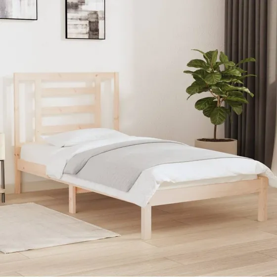 Sengeramme 90x200 cm i massivt fyrretræ – uden madras