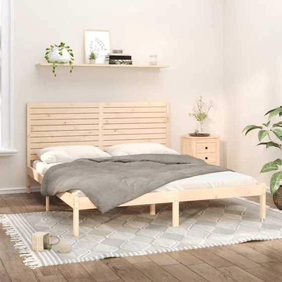 Sengeramme i massivt fyrretræ 180x200 cm