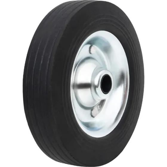 Hjul til nsehjul 20x5 cm  massivt gummi & stl