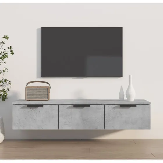 Vgskab i konstrueret tr 102x30x20 cm - Betongr