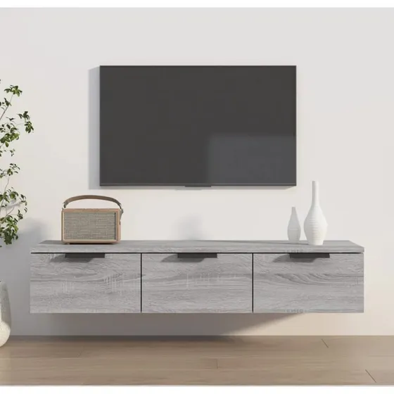 Vgskab 102x30x20 cm Sonoma-eg gr