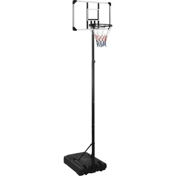 Justerbart basketballstativ 280350 cm polycarbonat (transparent)