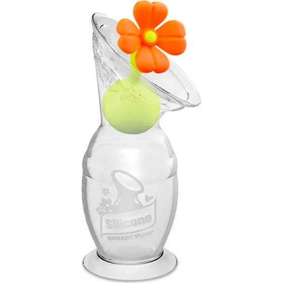 Haakaa Gen.2 Silikone Brystpumpe 100 ml m. blomsterprop