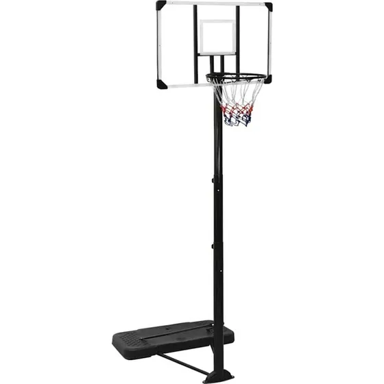 Justerbart basketballstativ 256361 cm, polycarbonat plade