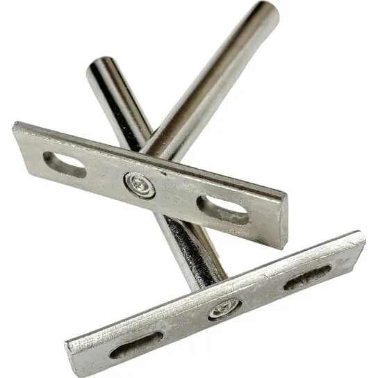 INF Skjulte hyldebeslag S, nikkelfarvet