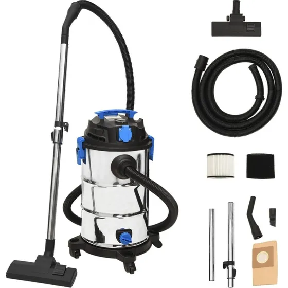 Vd-/trstvsuger 1200 W 30 L  rustfrit stl