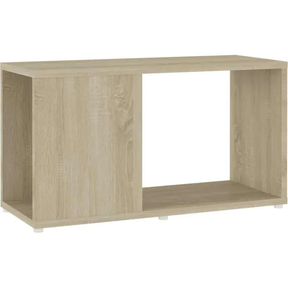 TV-bord 60x24x32 cm - Sonoma-eg, konstrueret træ