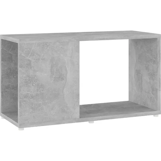 Tv-bord 60x24x32 cm – konstrueret træ, betongrå