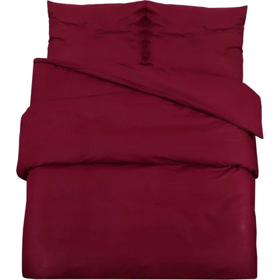 Sengetj 140x200 cm i 100% bomuld  Bordeaux