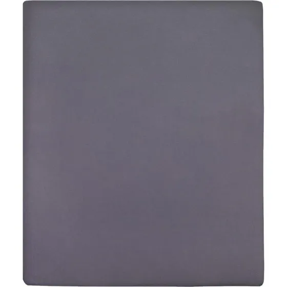 Strklagen 140x200 cm i 100% jerseybomuld - Antracit