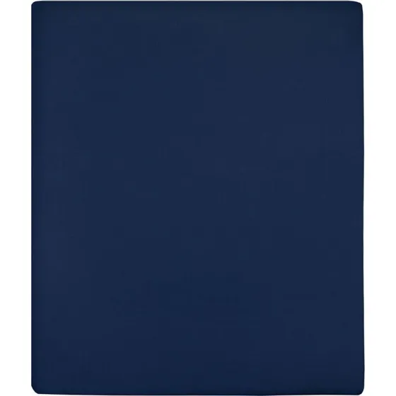 Strklagen 140x200 cm i jerseybomuld  marinebl