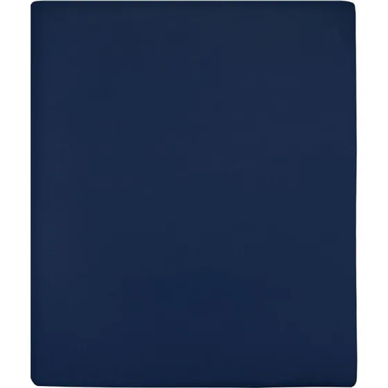 Strklagen 180x200 cm Jersey 100% Bomuld - Marinebl