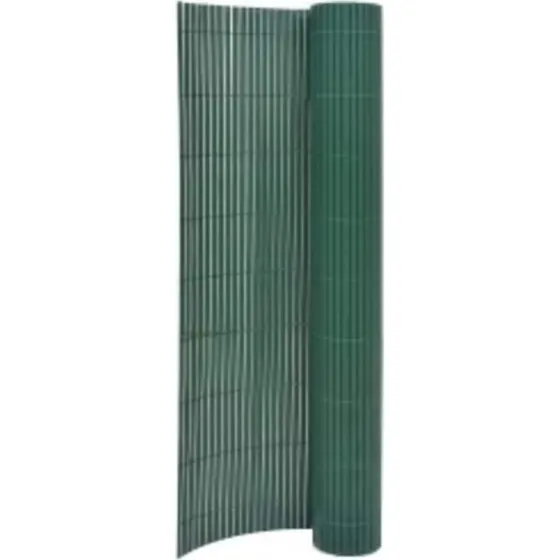 Havehegn i grøn PVC 110x500 cm – dobbeltsidet, vejrbestandigt