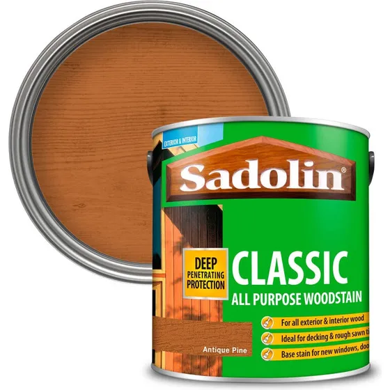 Sadolin Classic All Purpose Woodstain - Antique Pine