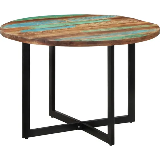 Spisebord 110x75 cm i massivt genbrugstræ