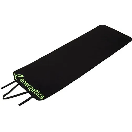 Energetics Træningsmåtte 180x61 cm - Sort/Gul, 7 mm