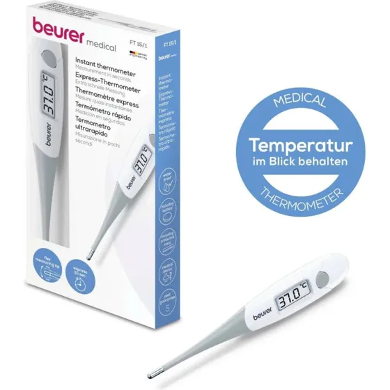 Beurer FT 15/1 Digitalt Termometer – Hurtig måling, alarm