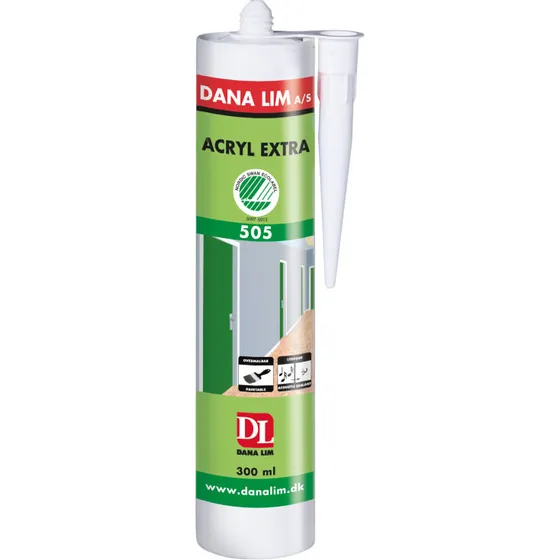 Dana Lim Acryl Extra 505 - hvid 290 ml