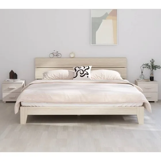 Sengeskab HAMAR 2 stk. 40x35x44,5 cm – hvidt fyrretræ