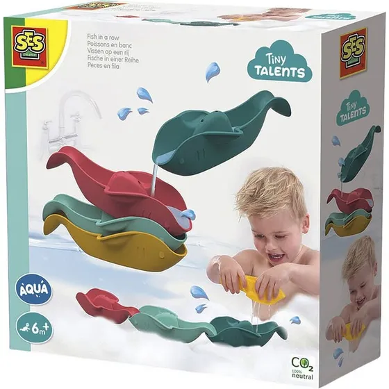 SES Creative Badelegetøj - Fisk på stribe, 4 farver