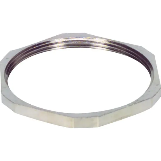 Møtrik M20x1,5 forniklet messing